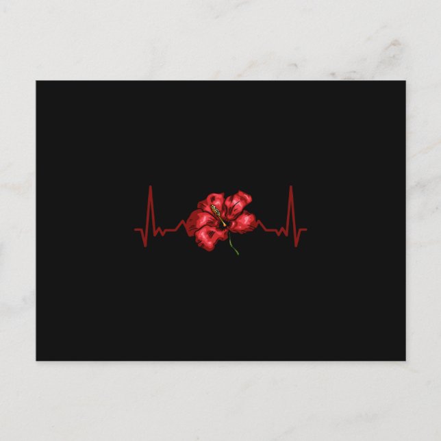 Carte Postale Fleurs Hibiscus Blossom (Devant)