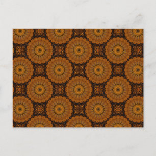 Carte Postale Fleurs Orange