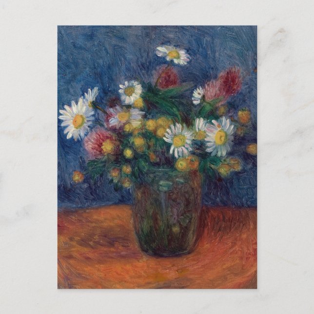 Carte Postale Fleurs par William James Glackens (Devant)