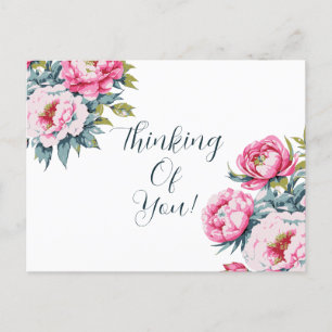 Carte Postale Fleurs Pensée Pour Vous