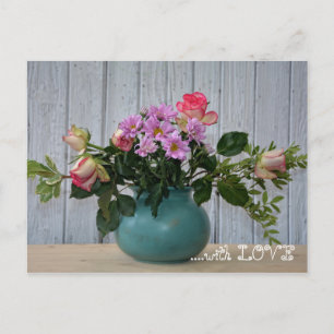 Carte Postale Fleurs pour toi ...