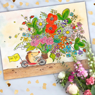 Carte postale Fleurs pour vous de Nicole Janes