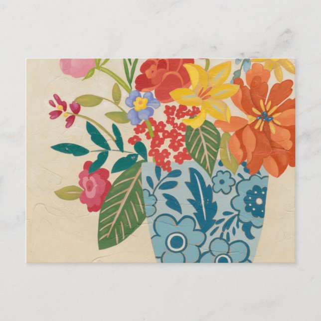 Carte Postale Fleurs printanières I (Devant)