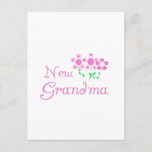 Carte Postale Fleurs roses Nouveaux T-shirts et cadeaux grand-mè (Devant)