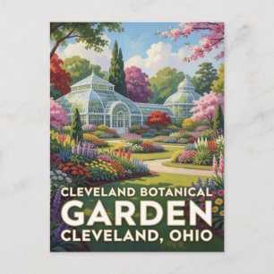 Carte Postale Fleurs Saisonnières Et Conservatoire Cleveland
