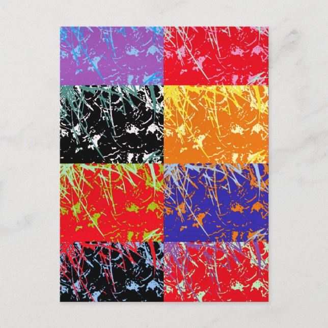 CARTE POSTALE FLEURS SAUVAGES (Devant)