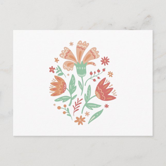 Carte Postale Fleurs sauvages (Devant)