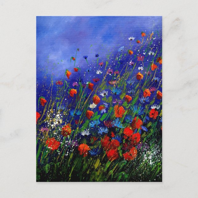 Carte Postale fleurs sauvages 787 (Devant)