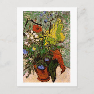 Carte Postale Fleurs sauvages Chartres Vase Van Gogh Art