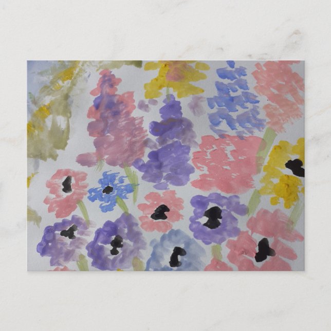 Carte Postale Fleurs sauvages d'été (Devant)