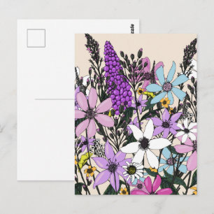 Carte Postale Fleurs sauvages d'été
