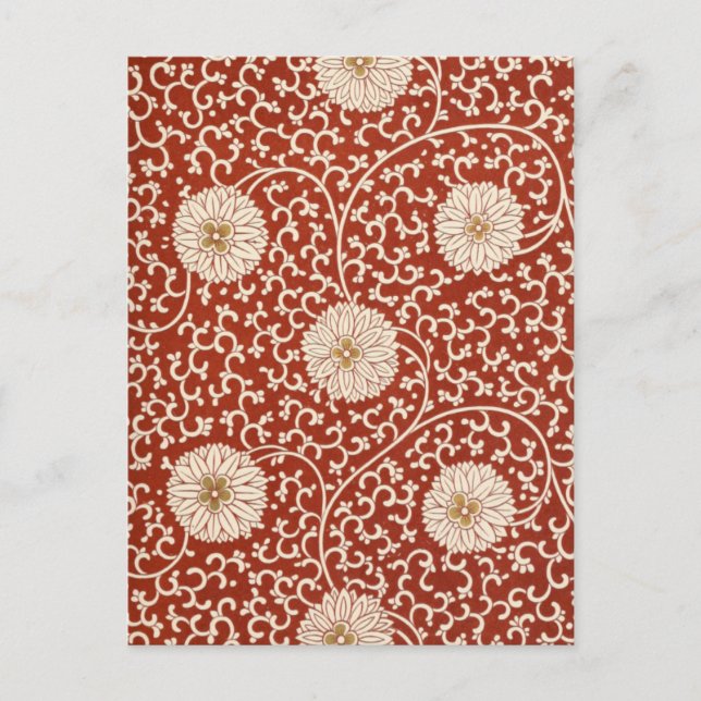 Carte Postale Fleurs vintages Chic Shabby (Devant)