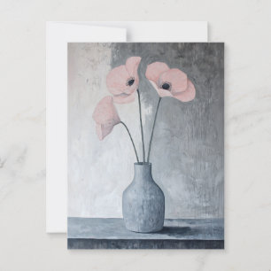 Carte Postale Fleurs Whimsy minimalistes No.028