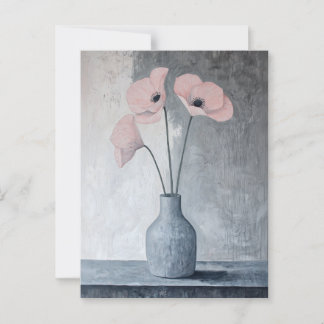 Carte Postale Fleurs Whimsy minimalistes No.028