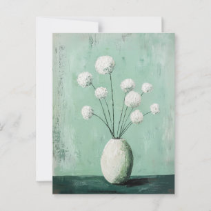 Carte Postale Fleurs Whimsy minimalistes No.058