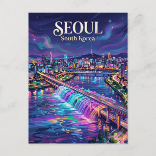 Carte Postale Fleuve Han Corée du Sud