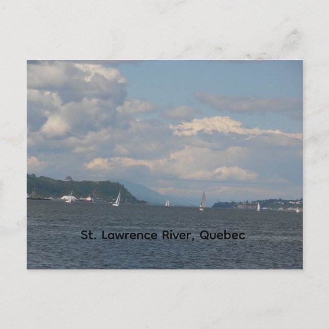 Carte Postale Fleuve Saint-Laurent (Devant)