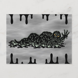 Carte Postale Flexible Slime Hulk bizarre Horror Art