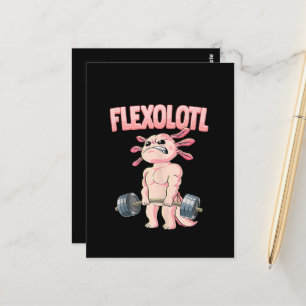Carte Postale Flexolotl Axolotl