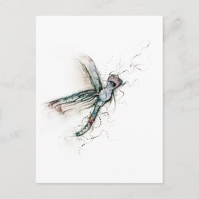 Carte Postale Flight Of The Dragonfly (Devant)