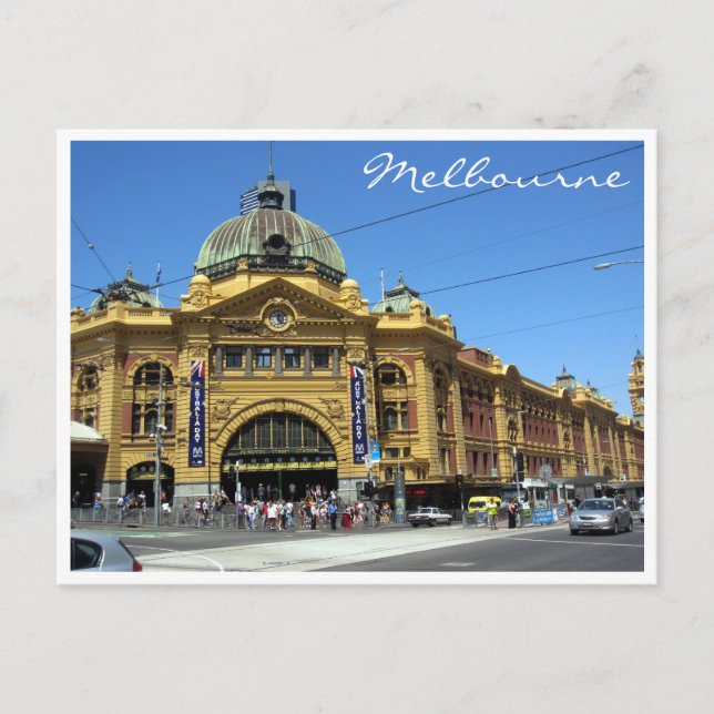 Carte Postale flinders stations meler (Devant)