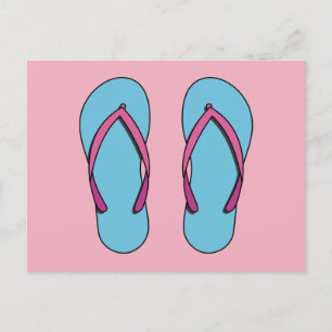 Carte Postale Flip Flops de plage