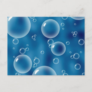 Carte Postale Floating Bubbles