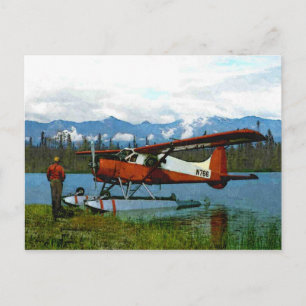 Carte Postale Floatplane De Havilland Beaver