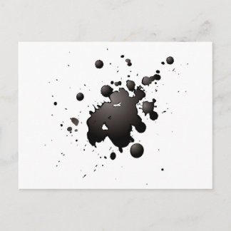 Carte Postale floc de l'encre 3d