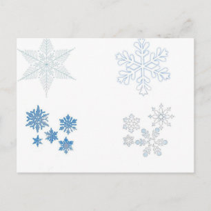 Carte Postale Flocon de neige