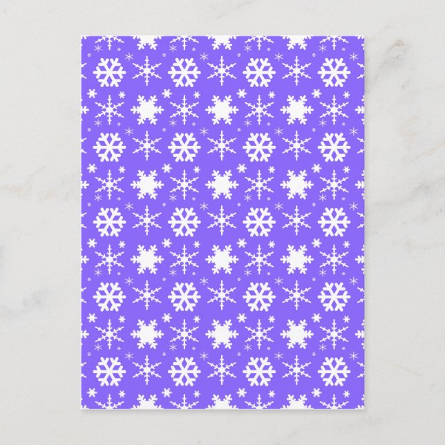 Carte Postale Flocons de Lavande (Devant)