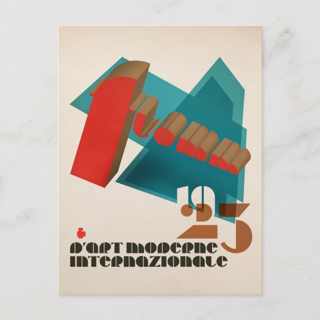 Carte Postale FLomm 1923 D'Art Moderne International (Devant)
