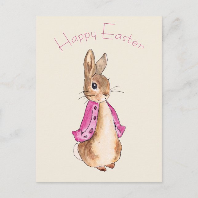 Carte Postale Flopsy Beatrix Potter lapin lapin de Pâques (Devant)