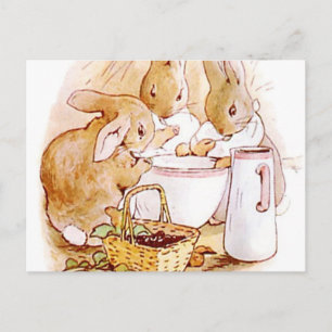Carte Postale Flopsy Et Cottontail Beatrix Potter