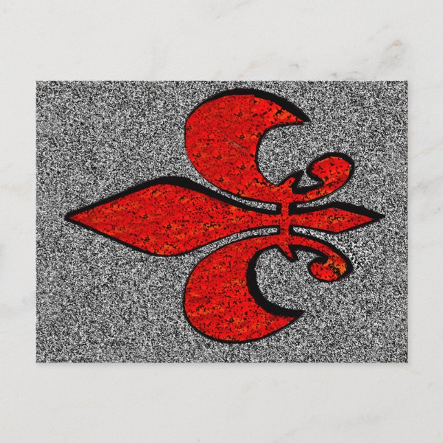 Carte Postale Flor De Lis (Devant)
