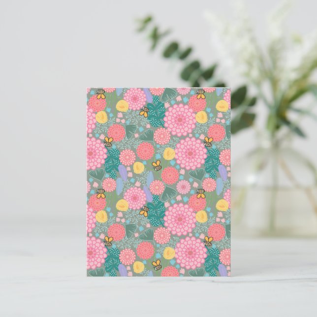 Carte Postale Floral (Debout devant)