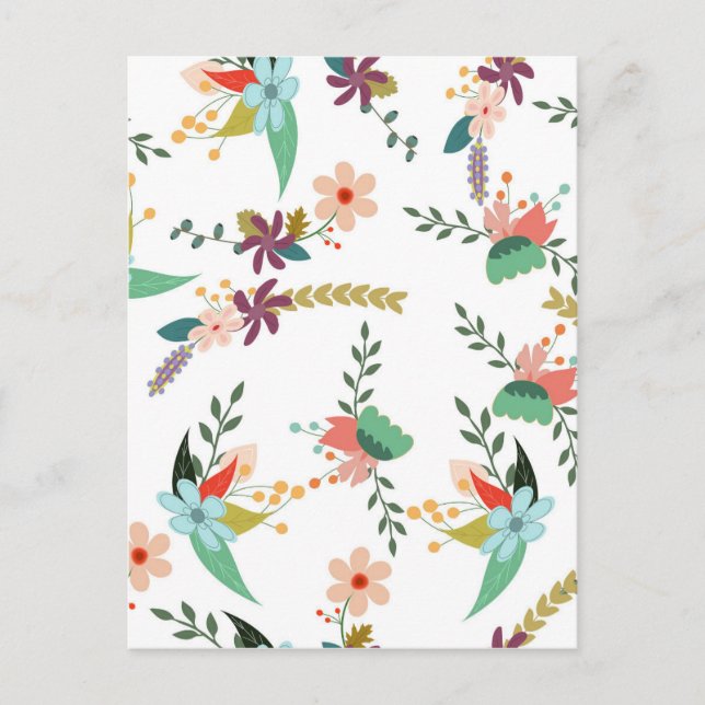 Carte Postale Floral 10 (Devant)