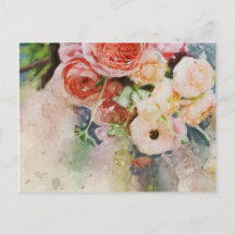 Carte postale Floral Aquarelle 2