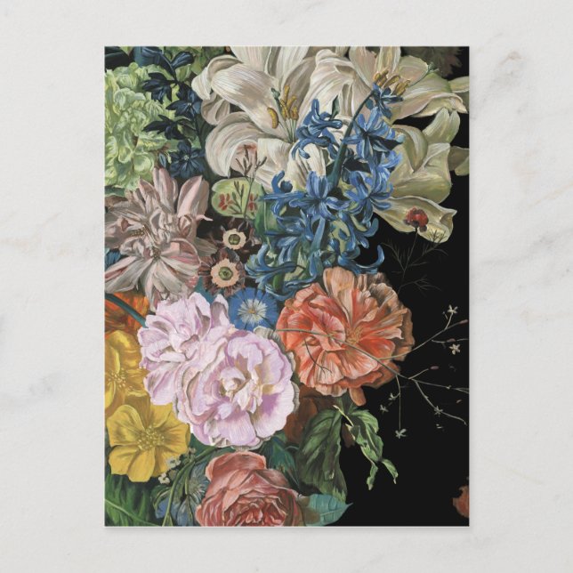 Carte Postale Floral baroque - Bouquet (Devant)