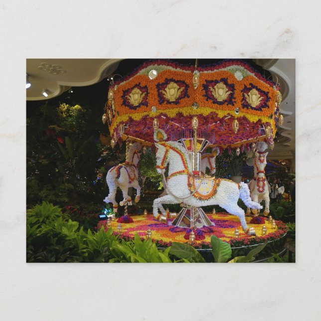 Carte postale Floral Carousel Wynn Las Vegas (Devant)