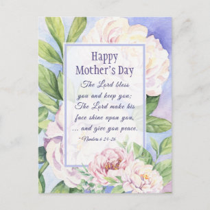 Carte Postale Floral de Mother's Day