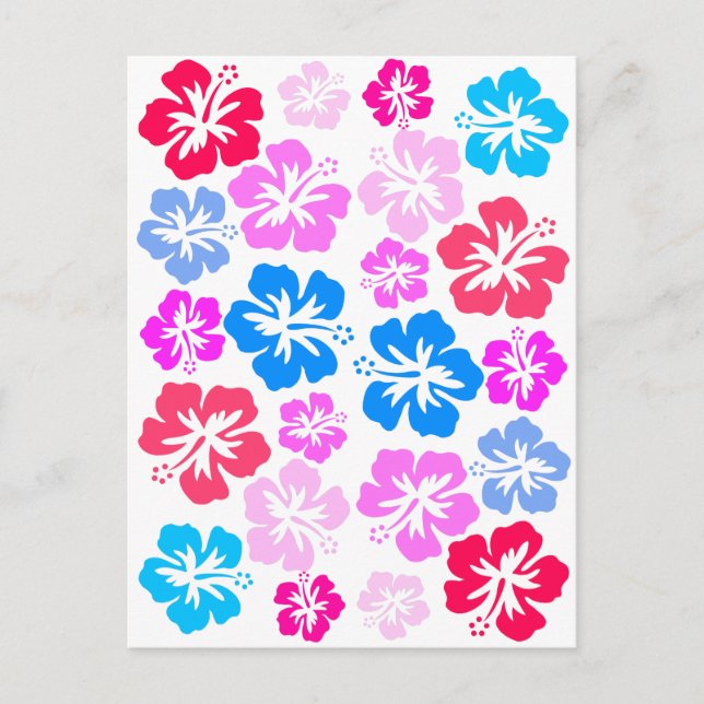 Carte Postale Floral et rose (Devant)