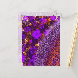 Carte Postale Floral Garden