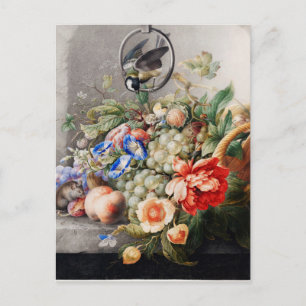Carte Postale Floral vintage