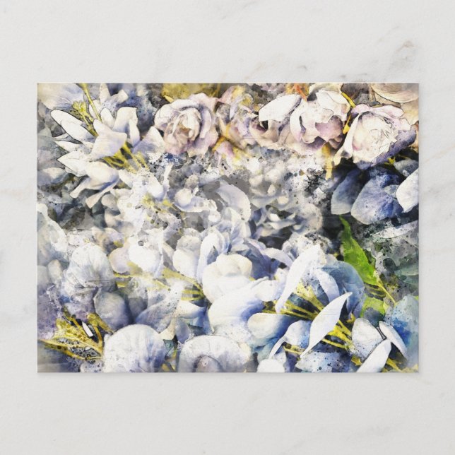 Carte postale Floral Watercolor 4 (Devant)