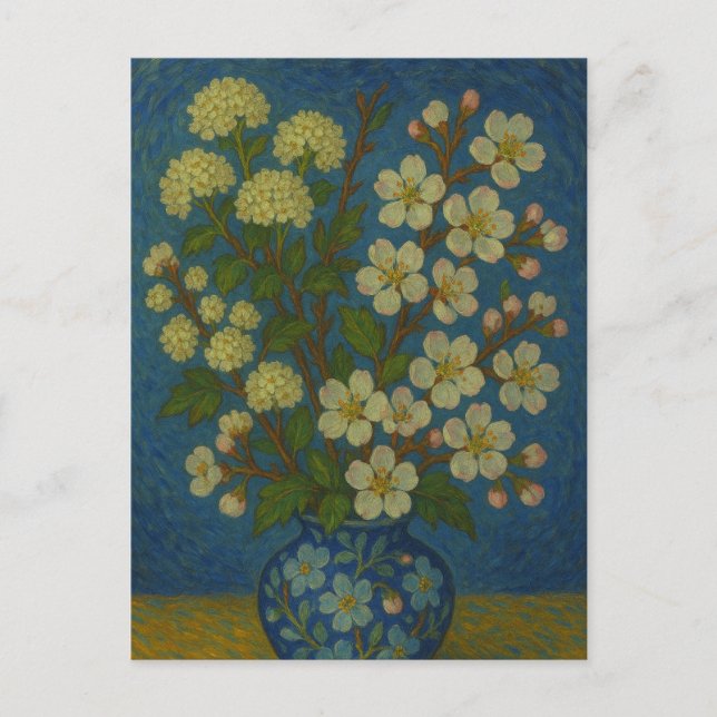 Carte postale florale (Devant)