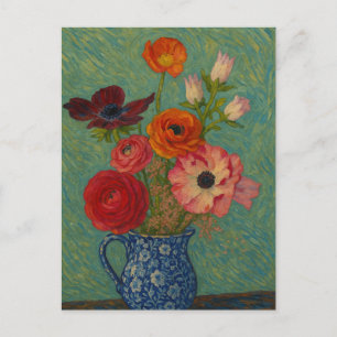 Carte postale florale