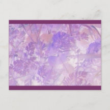 Carte postale florale Lavender