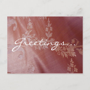 Carte postale florale - Personnalisable