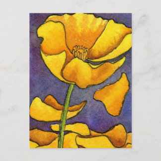 Carte postale florale série "Petal Fall"